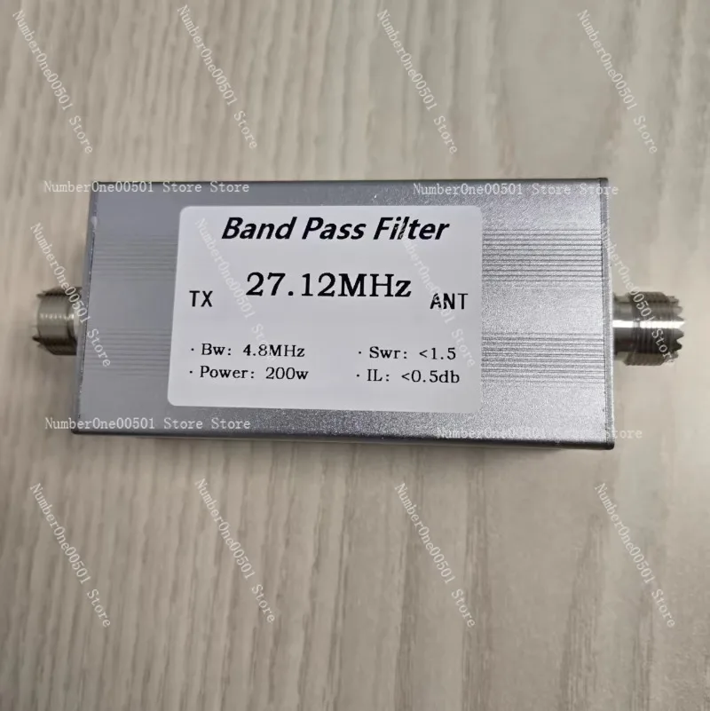 BPF-27.12M-200WM Band Pass Filter High Isolation 10M Band Female M Connector RF Cavity Filter
BPF-27.12M-200WM Band Pass Filter High Isolation 10M Band Female M Connector RF Cavity Filter