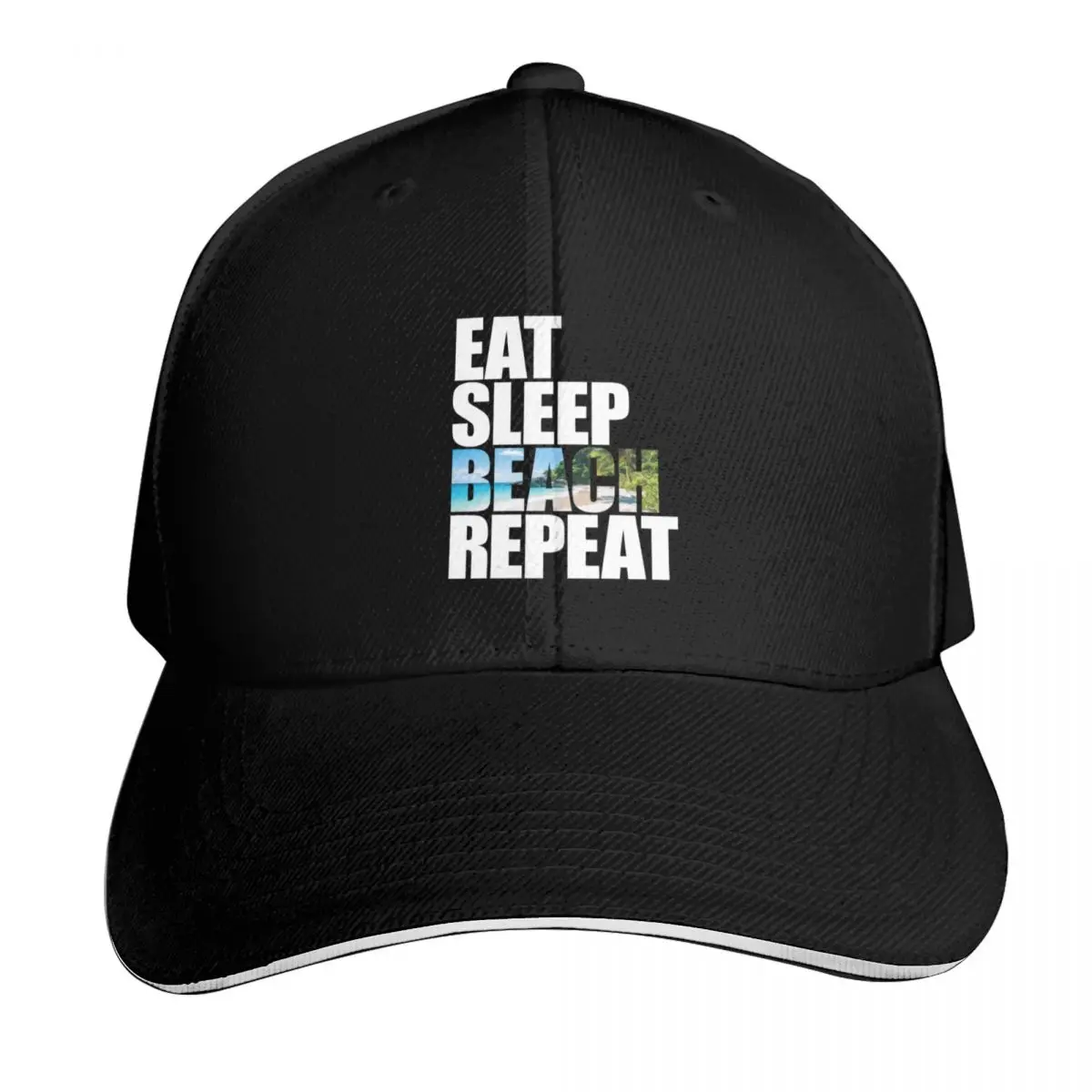Eat Sleep Beach Repeat Baseball Cap Streetwear Snapback Cap Beach Beach Outing Baseball Men Women's
Eat Sleep Beach Repeat Baseball Cap Streetwear Snapback Cap Beach Beach Outing Baseball Men Women's
