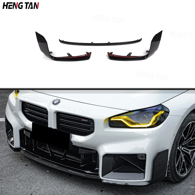For BMW M2 G87 M2 2023+ Dry Carbon Fiber Car Front Bumper Front Lip Diffuser Chin Spoiler Splitter Parts Body kit
For BMW M2 G87 M2 2023+ Dry Carbon Fiber Car Front Bumper Front Lip Diffuser Chin Spoiler Splitter Parts Body kit