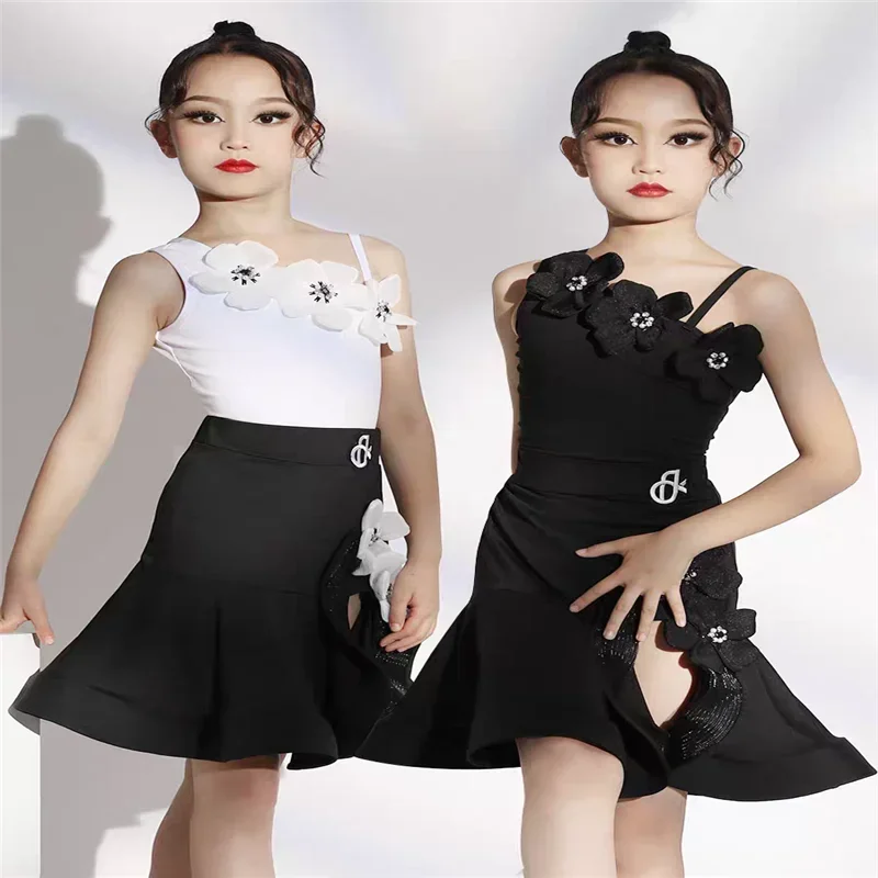 New Latin Dance Dress Summer Girls Training Dress Slimming Children's Performance Dress Kids Stage Competition Ballroom Dance
New Latin Dance Dress Summer Girls Training Dress Slimming Children's Performance Dress Kids Stage Competition Ballroom Dance