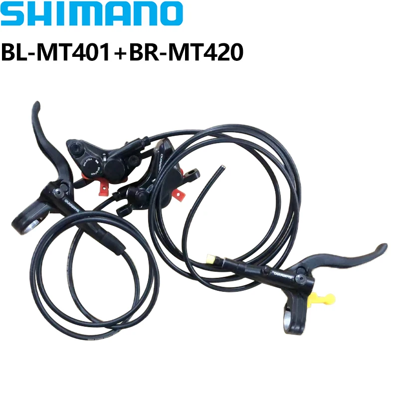 SHIMANO DEORE MT420 Hydraulic Disc Brake BL-MT420 4 Piston Caliper Brake Lever and BR-MT420 Brake Caliper Original Bike Parts
SHIMANO DEORE MT420 Hydraulic Disc Brake BL-MT420 4 Piston Caliper Brake Lever and BR-MT420 Brake Caliper Original Bike Parts