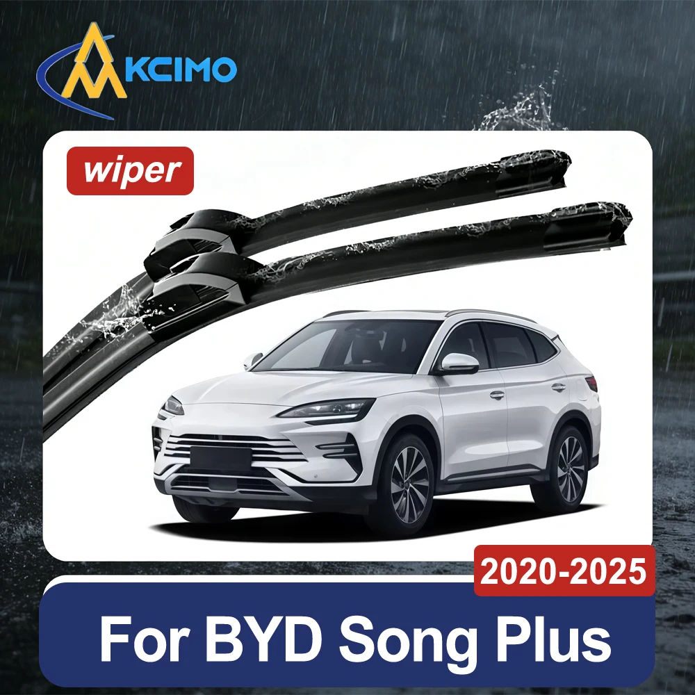 Quiet Windshield Wiper Set Direct Replacement For BYD Song Plus 2020-2025 Flat Blades Exact Fit Front Wiper Blades
Quiet Windshield Wiper Set Direct Replacement For BYD Song Plus 2020-2025 Flat Blades Exact Fit Front Wiper Blades
