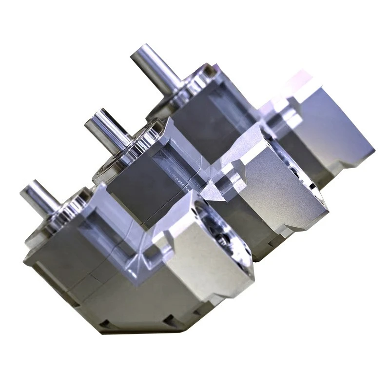 Servo right angle precision planetary reducer gearbox corner corner helical gear reducer
Servo right angle precision planetary reducer gearbox corner corner helical gear reducer