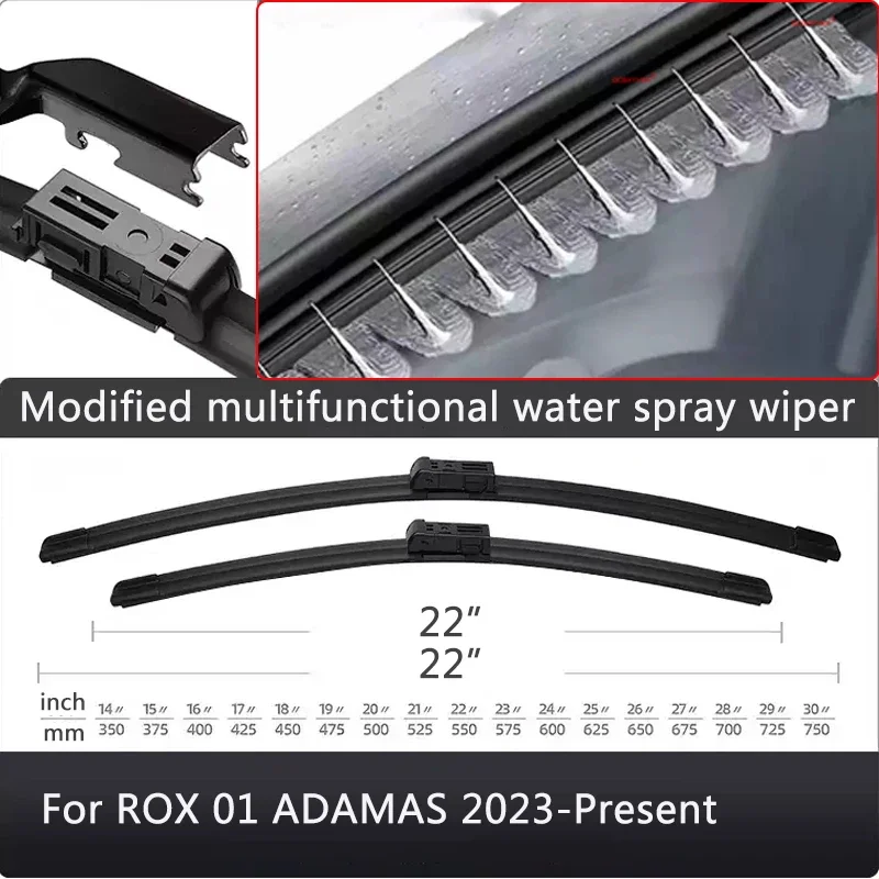 Car Modify Front Windshield Water Spray Wiper Blades Upgrade Wet Arm Cleaning Wiper Auto Accessory For ROX 01 ADAMAS 2023-2027
Car Modify Front Windshield Water Spray Wiper Blades Upgrade Wet Arm Cleaning Wiper Auto Accessory For ROX 01 ADAMAS 2023-2027