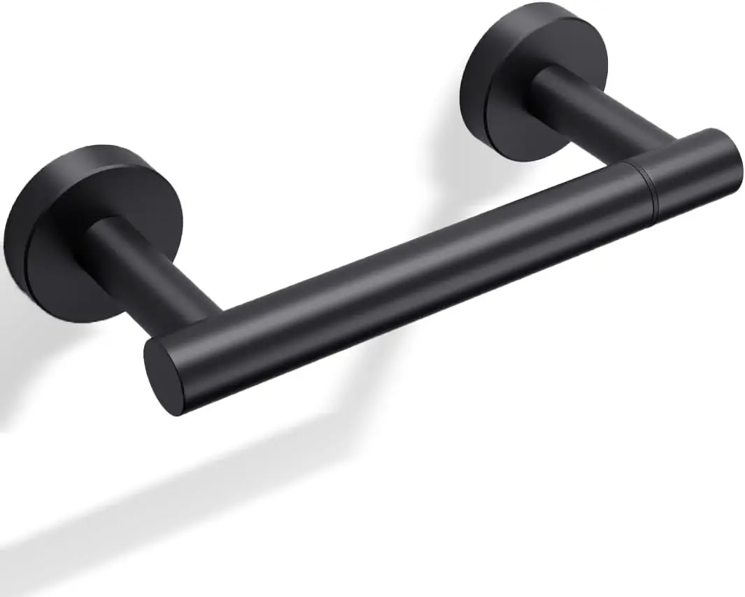 Modern Toilet Paper Holder - Wall Mount, Matte Black, Easy Install
Modern Toilet Paper Holder - Wall Mount, Matte Black, Easy Install