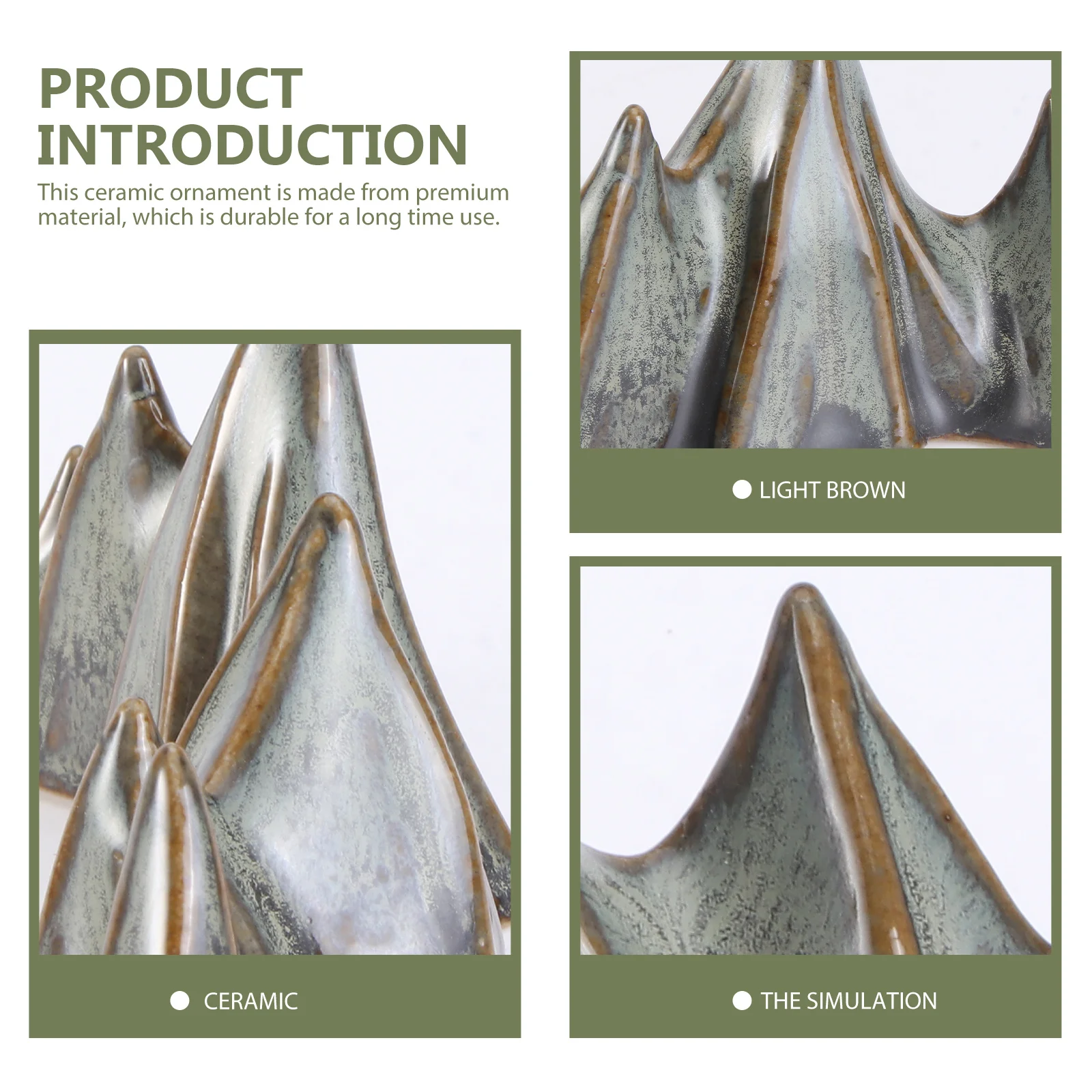 1Pcs Ceramic Crafts Micro Landscape Faux Peak Decor Light Brown Bonsai Accessory Perfect for Flowerpot Decoration Home Desktop
1Pcs Ceramic Crafts Micro Landscape Faux Peak Decor Light Brown Bonsai Accessory Perfect for Flowerpot Decoration Home Desktop