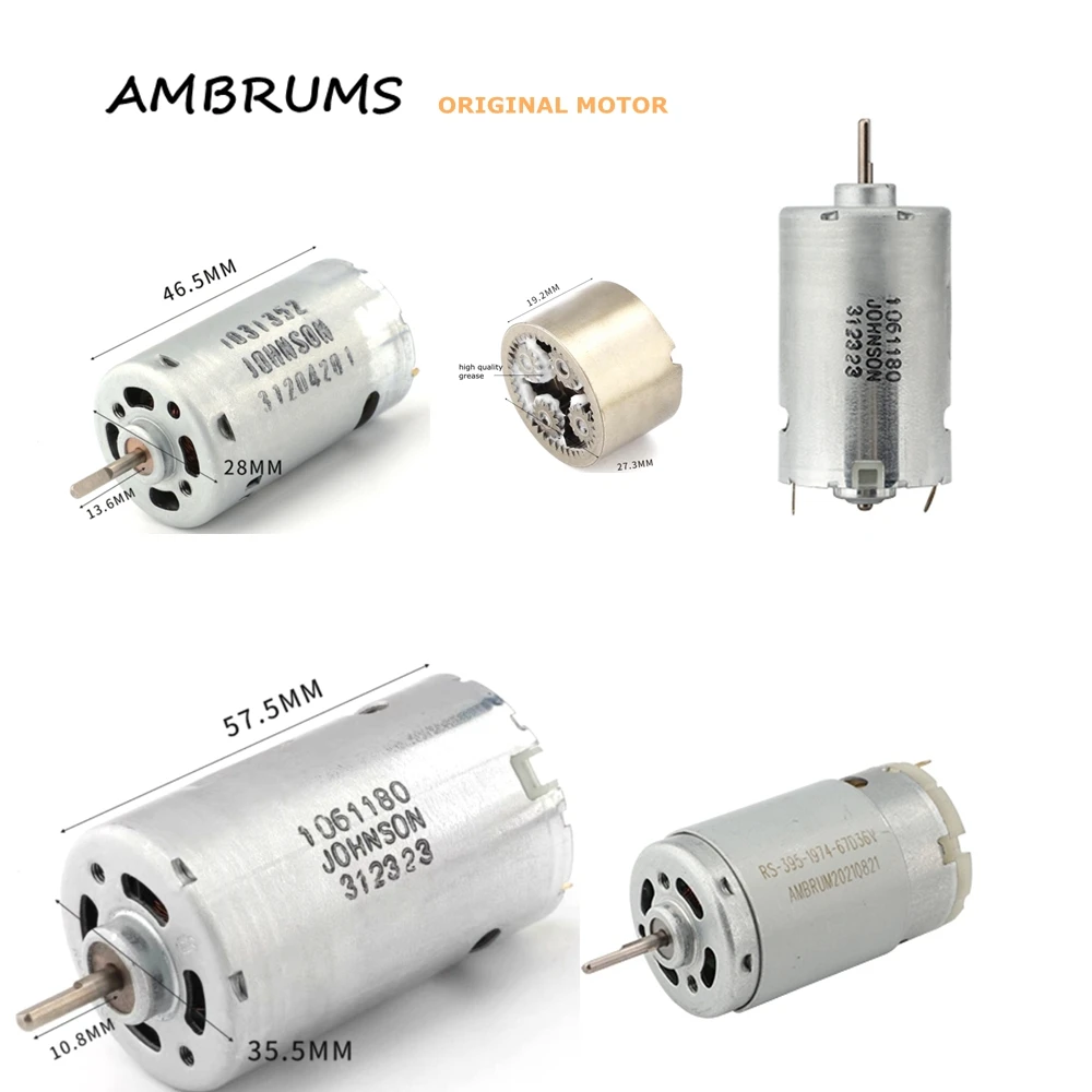 Electric Screwdriver Original Accessories Carbon Brush DV Motor RS-395 520H JOHNSON RS-555SH 220V 36V Power cable
Electric Screwdriver Original Accessories Carbon Brush DV Motor RS-395 520H JOHNSON RS-555SH 220V 36V Power cable