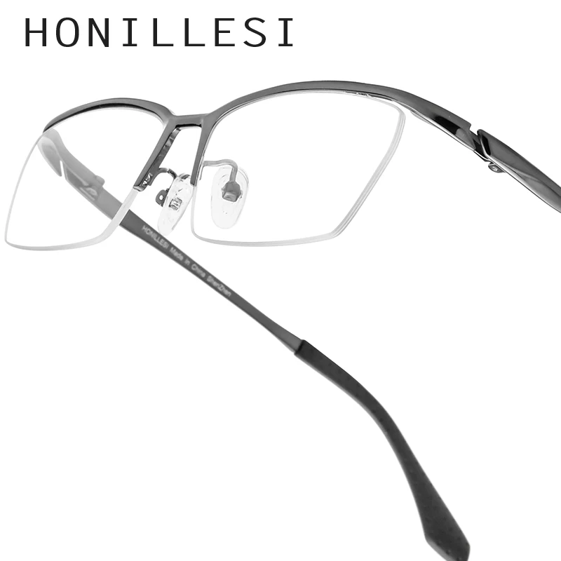 HONILLESI Titanium Glasses Frame Men Brand Designer Semi Rimless Ultralight 2026 Eyeglasses High-end Sports Half Eyewear 7306
HONILLESI Titanium Glasses Frame Men Brand Designer Semi Rimless Ultralight 2026 Eyeglasses High-end Sports Half Eyewear 7306