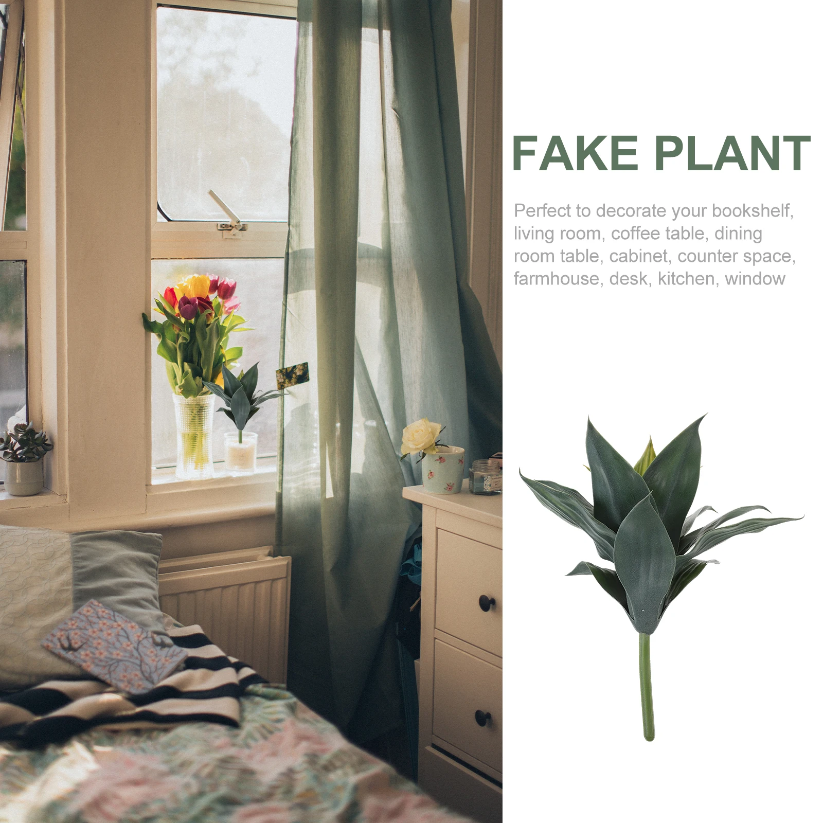 Artificial Plant White Green Fake Vivid Faux Plants nament Succulent Decor for Home Bookshelf Desk Kitchen Window
Artificial Plant White Green Fake Vivid Faux Plants nament Succulent Decor for Home Bookshelf Desk Kitchen Window