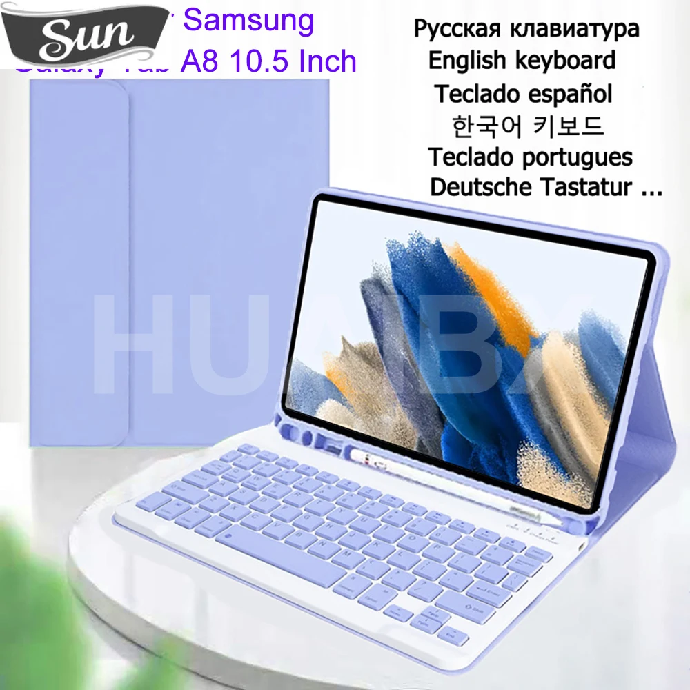 Detachable Keyboard Case for Samsung Galaxy Tab A8 10.5 Inch,Cover with Bluetooth Keyboard for Samsung Tab A8 SM-X205N X200N
Detachable Keyboard Case for Samsung Galaxy Tab A8 10.5 Inch,Cover with Bluetooth Keyboard for Samsung Tab A8 SM-X205N X200N