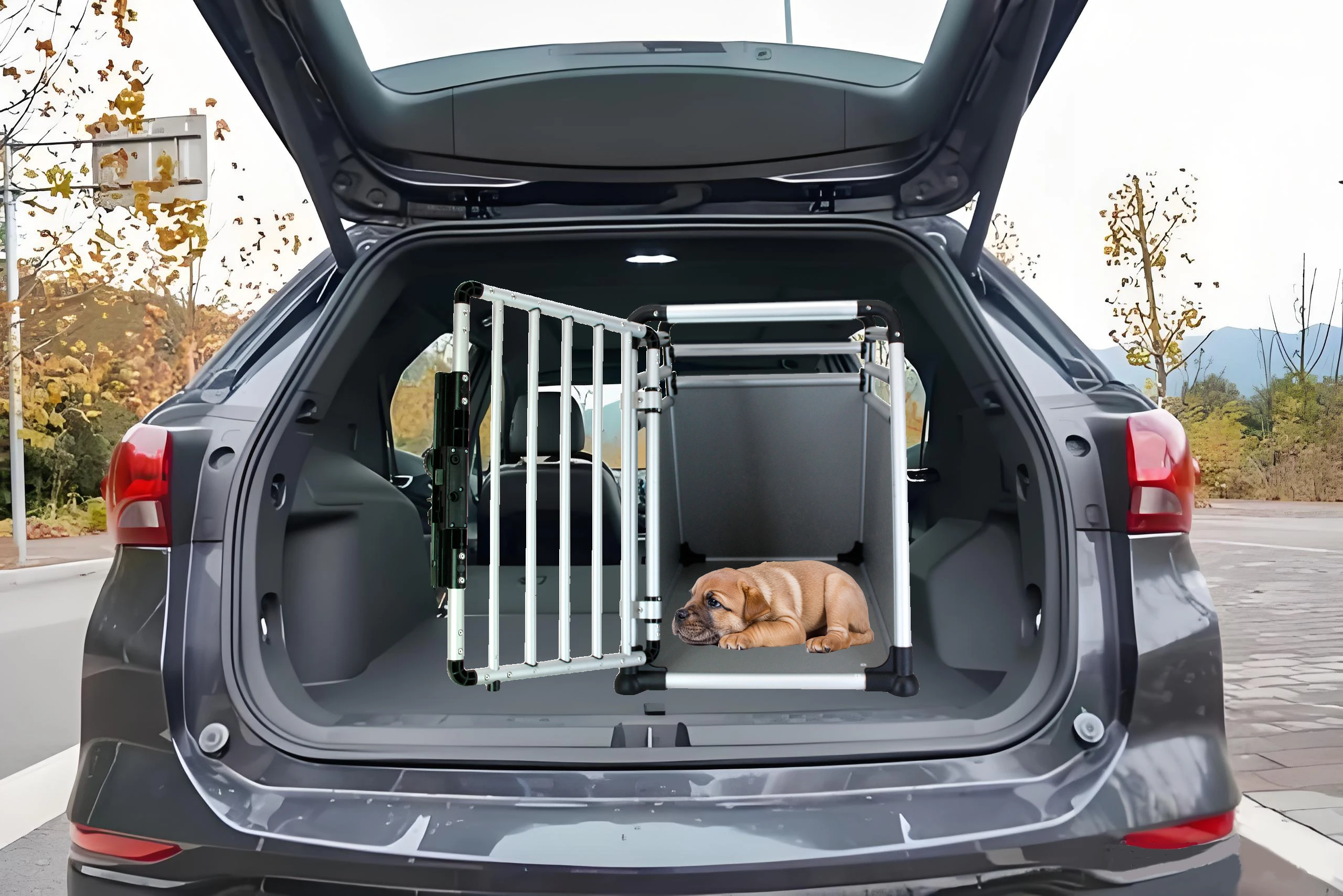 Роскошная алюминиевая клетка для домашних животных 2025 для автомобиля
Роскошная алюминиевая клетка для домашних животных 2025 для автомобиля