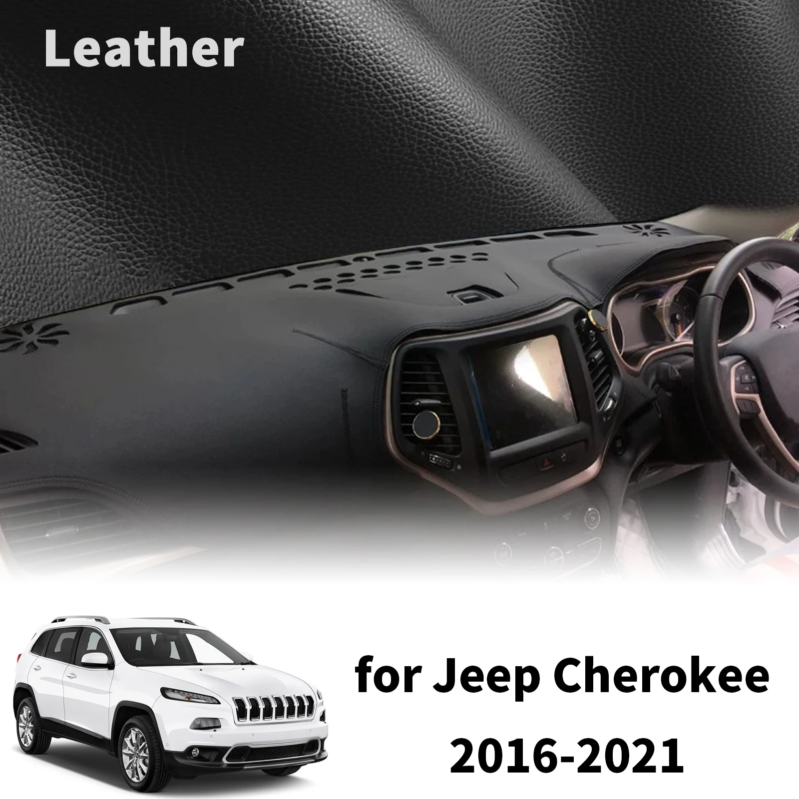 for Jeep Cherokee 2016 2017 2018 2019 2020 2021 Car Dashmat Dashboard Cover Pad DashMat Sunshade Protective Carpet Accessories
for Jeep Cherokee 2016 2017 2018 2019 2020 2021 Car Dashmat Dashboard Cover Pad DashMat Sunshade Protective Carpet Accessories