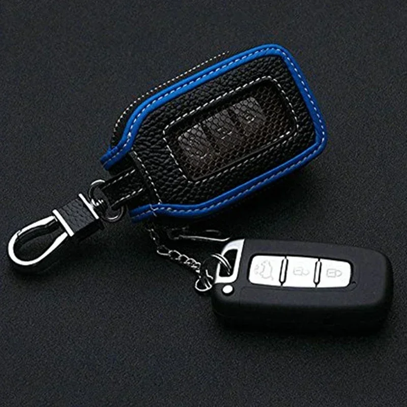Fob Key Case Hanging Keychain Leather Protector Smart 13.5*5cm 1pcs Accessories Anti-Scratch Bag Black+Blue Car
Fob Key Case Hanging Keychain Leather Protector Smart 13.5*5cm 1pcs Accessories Anti-Scratch Bag Black+Blue Car