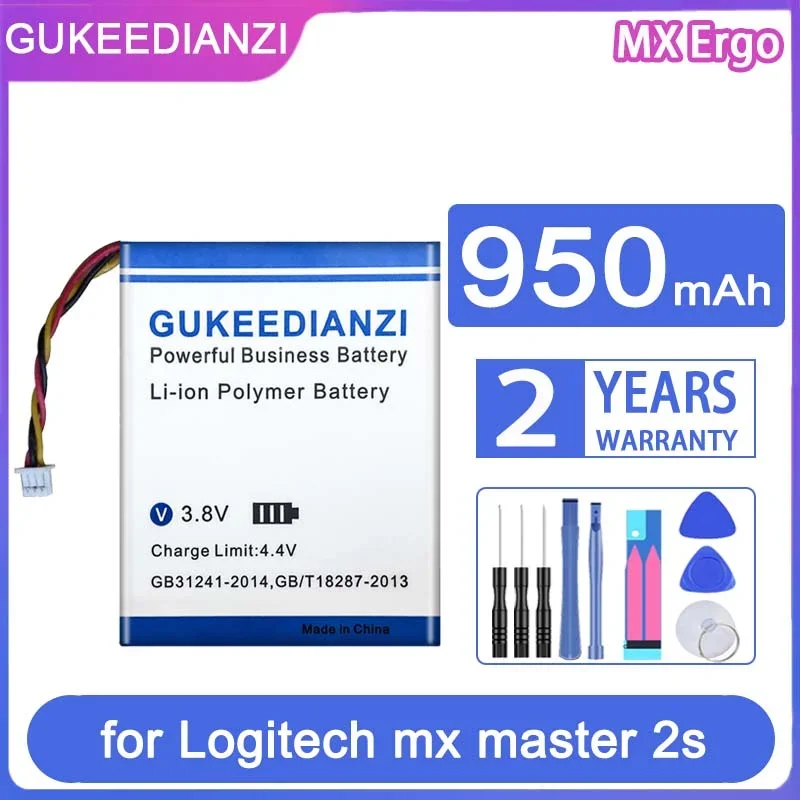 Сменный аккумулятор GUKEEDIANZI MX Ergo (533-000120) 950 мАч для Logitech mx master 2s Anywhere 2 2S любого места 2 2 любого места 2
Сменный аккумулятор GUKEEDIANZI MX Ergo (533-000120) 950 мАч для Logitech mx master 2s Anywhere 2 2S любого места 2 2 любого места 2