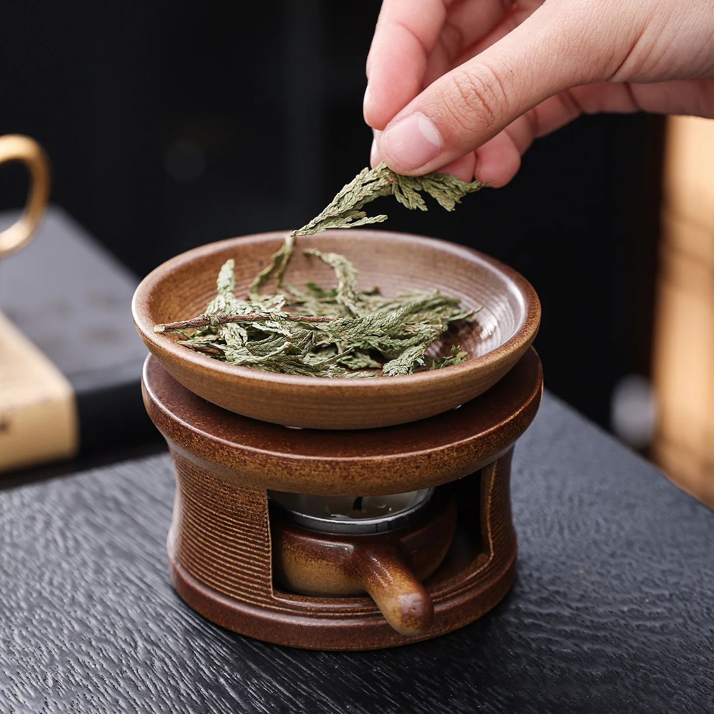 WW ceramic stove aromatherapy stove household roasting tea stove fragrance essential oil diffuser handicraft ornament
WW ceramic stove aromatherapy stove household roasting tea stove fragrance essential oil diffuser handicraft ornament
