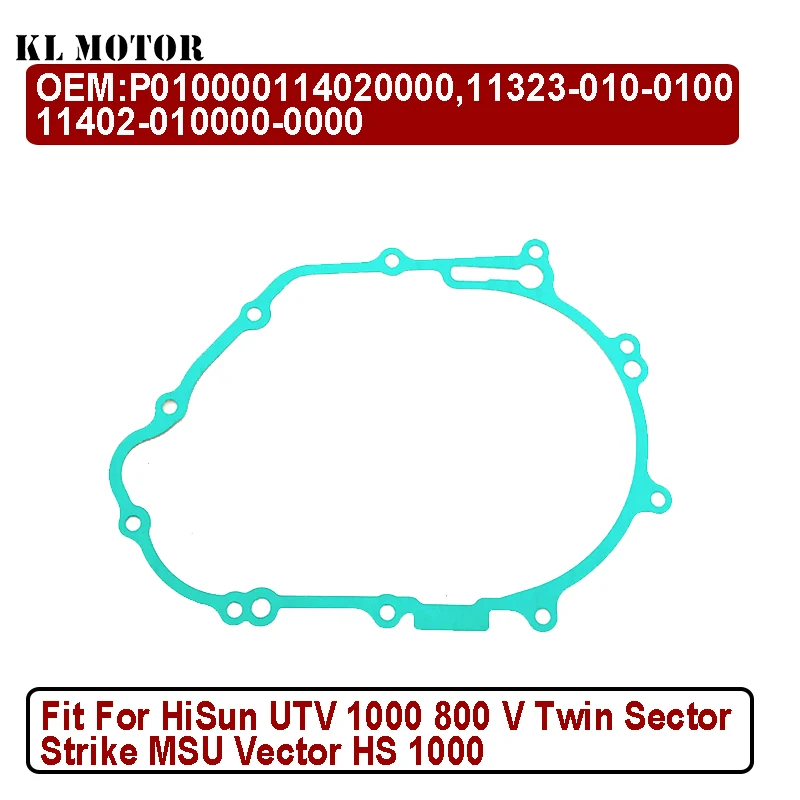 Left Front Cover Gasket suitable For HS800UTV ATV P010000114020000 11323-010-0100 11402-010000-0000
Left Front Cover Gasket suitable For HS800UTV ATV P010000114020000 11323-010-0100 11402-010000-0000