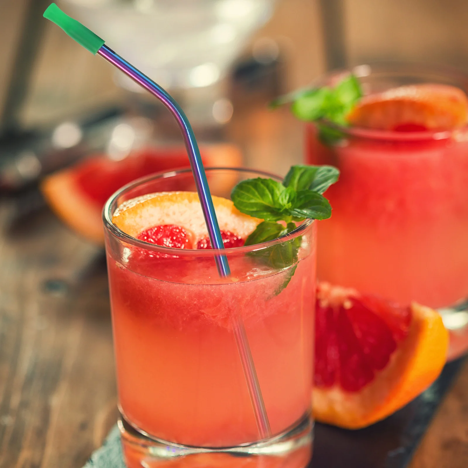 2 s Sillicone Tips Stainless Metal Drinking Straws Set Steel Reusable Drink Stainless Steel Straws Set Straw Storage Container
2 s Sillicone Tips Stainless Metal Drinking Straws Set Steel Reusable Drink Stainless Steel Straws Set Straw Storage Container