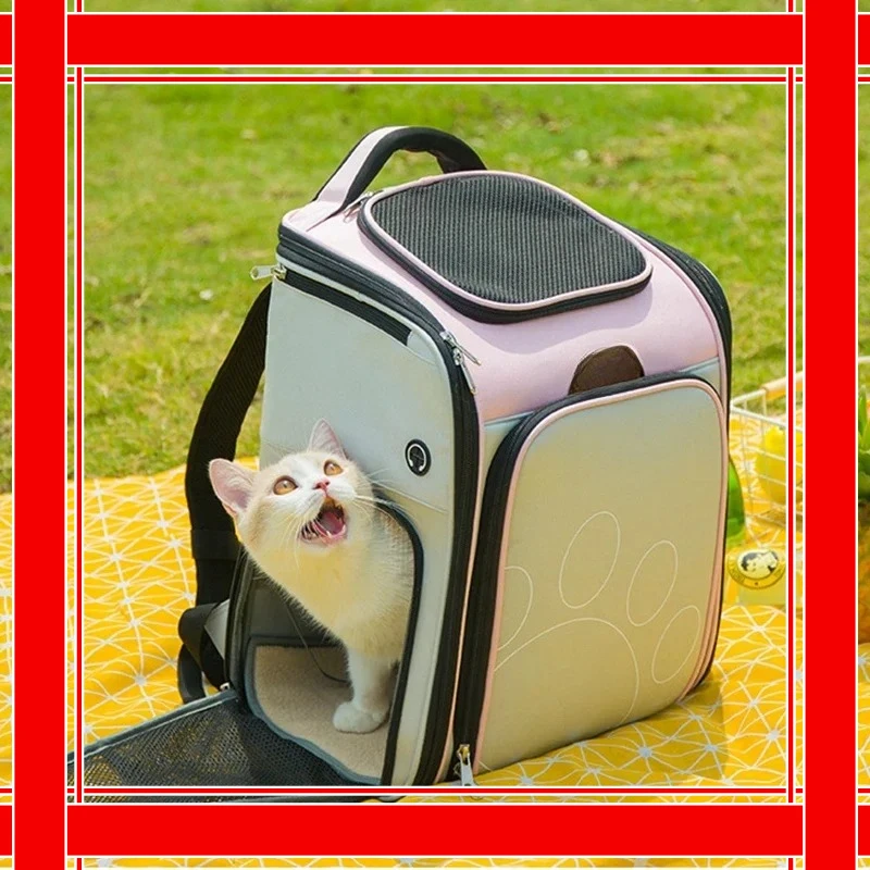, Товары для домашних животных Портативная дышащая расширяющаяся сумка из ткани Оксфорд для собак, большая вместительная сумка для кошек, портативный рюкзак для домашних животных
, Товары для домашних животных Портативная дышащая расширяющаяся сумка из ткани Оксфорд для собак, большая вместительная сумка для кошек, портативный рюкзак для домашних животных