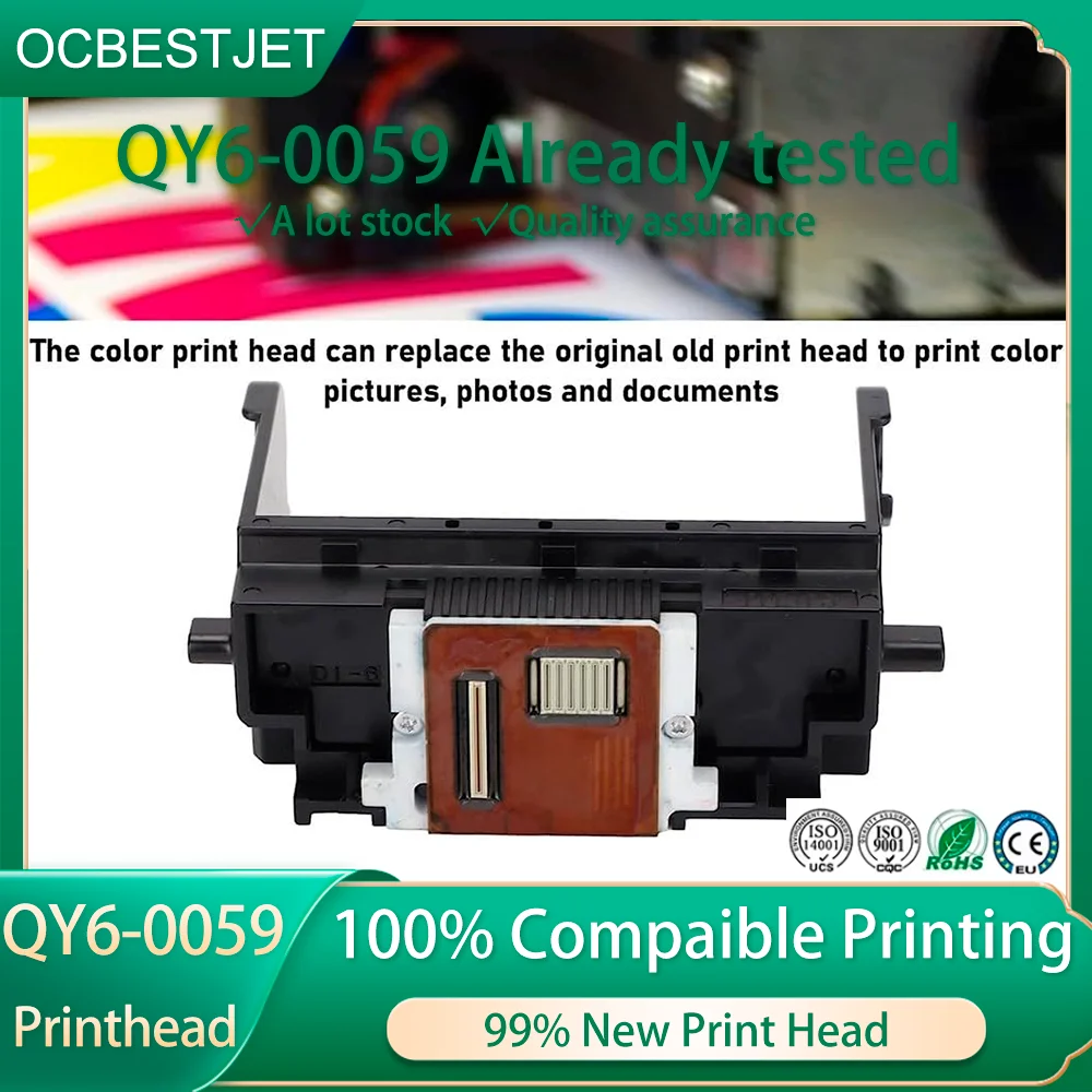 Печатающая головка QY6-0059 (99% новая), совместимая с принтерами Canon PIXMA iP4200, MP500, MP530, IP5000, IP5000R
Печатающая головка QY6-0059 (99% новая), совместимая с принтерами Canon PIXMA iP4200, MP500, MP530, IP5000, IP5000R