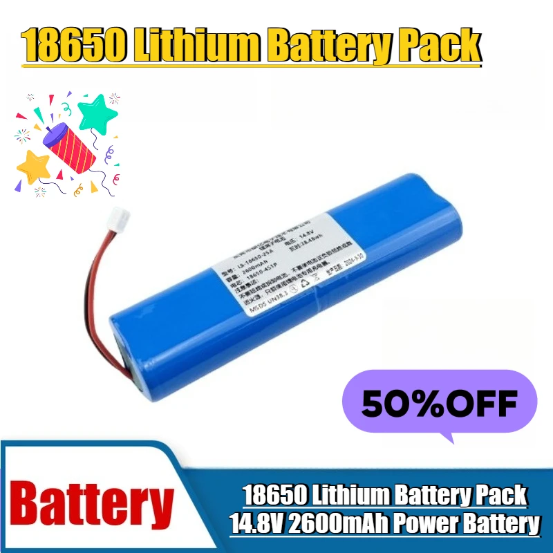 18650 Lithium Battery Pack 14.8V 2600mAh Power Battery
18650 Lithium Battery Pack 14.8V 2600mAh Power Battery