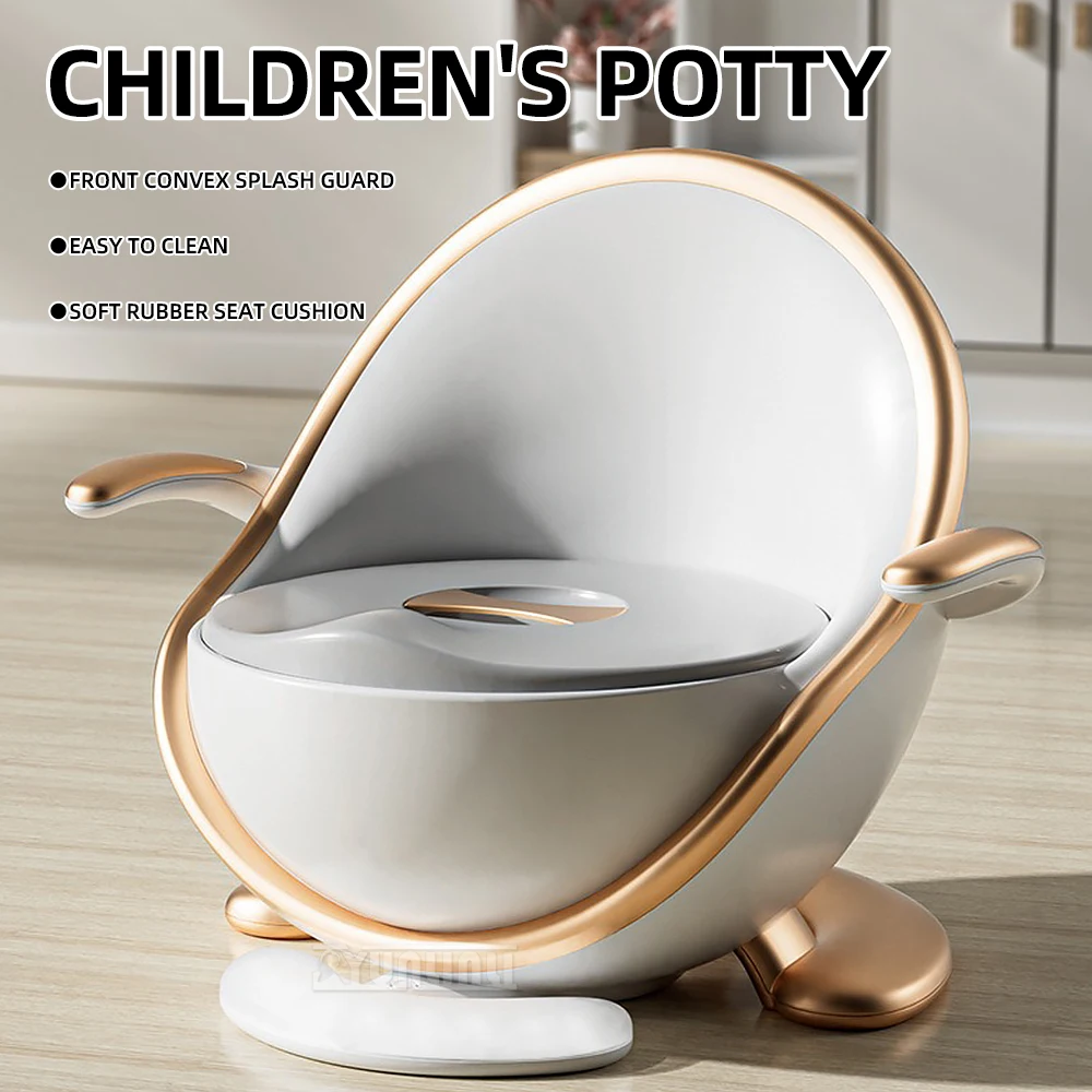 Potty Training Toilet for Toddlers, Easy-Clean with Light for Night Use
Potty Training Toilet for Toddlers, Easy-Clean with Light for Night Use