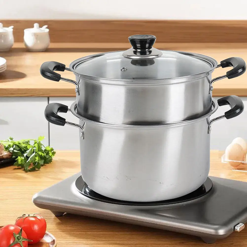 1Set Stainless Steel Steamer Pot Multipurpose Cooking Pan Soup Dumpling Seafood Steaming Pot Kitchen Steamer Cooking Tool
1Set Stainless Steel Steamer Pot Multipurpose Cooking Pan Soup Dumpling Seafood Steaming Pot Kitchen Steamer Cooking Tool