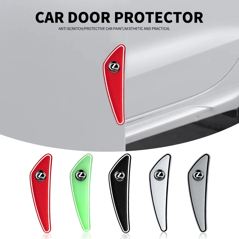 4pcs Car Protective Strip Sticker Auto Accessories For Lexus F-SPORT ES RX NX LS UX LM LX GX LC RZ IS CT GS RC HS SC TX