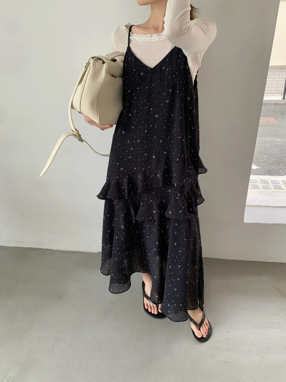 Floral Print V-Neck Women's Dress Casual Style Strapless Gown All-Match Summer Fashion Korean Design 7 Meters Long
Floral Print V-Neck Women's Dress Casual Style Strapless Gown All-Match Summer Fashion Korean Design 7 Meters Long