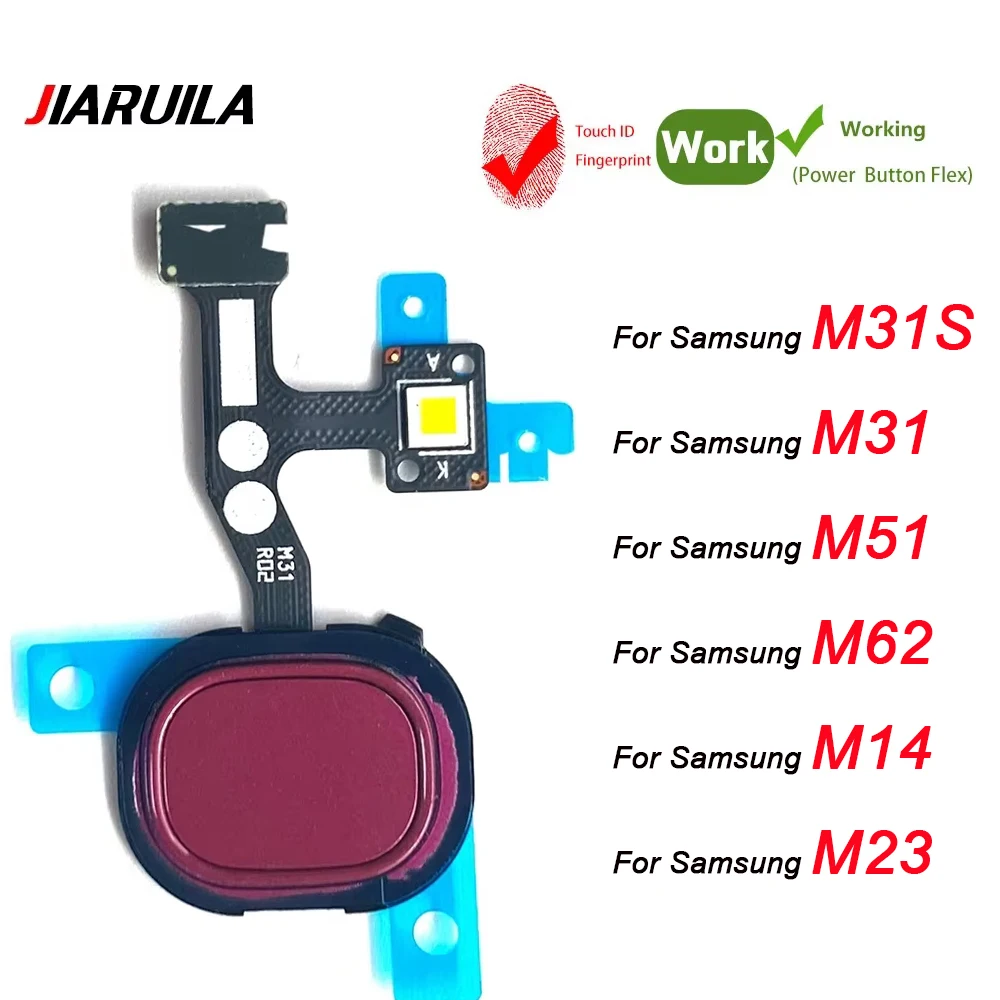 20Pcs,Fingerprint For Samsung M31S M51 M62 M14 M23 5G ID Home Button Fingerprint Menu Return Key Recognition Sensor Flex Cable
20Pcs,Fingerprint For Samsung M31S M51 M62 M14 M23 5G ID Home Button Fingerprint Menu Return Key Recognition Sensor Flex Cable