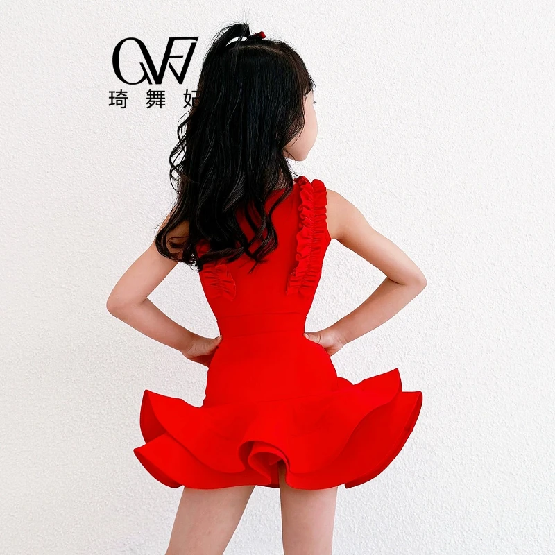 2026 New Children's Latin Dance Costume for Girls, High-Quality Red Competition Performance Dance Skirt
2026 New Children's Latin Dance Costume for Girls, High-Quality Red Competition Performance Dance Skirt