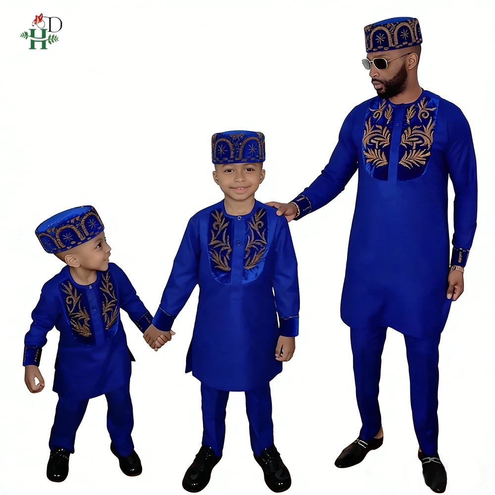 2026 African Clothing For Man Traditional Agbada Sets 2PCS For Boy Thobe Pant Embroidery Wedding Party Father Son Sui Plus Size
2026 African Clothing For Man Traditional Agbada Sets 2PCS For Boy Thobe Pant Embroidery Wedding Party Father Son Sui Plus Size