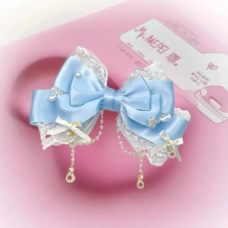 Girly Large Pink Bow Headpiece Lolita Pearl Lace KC Hairpin Princess Fashion Accessory HP01
Girly Large Pink Bow Headpiece Lolita Pearl Lace KC Hairpin Princess Fashion Accessory HP01