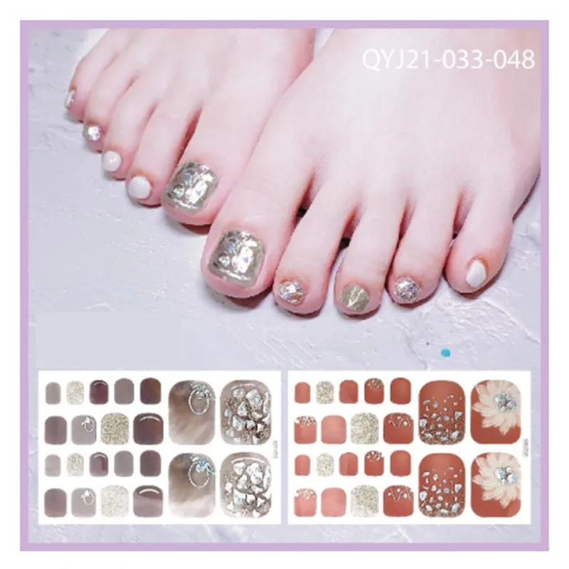 Nail Stickers Waterproof Art Women Cute Bronzing Laser Broken Diamond Oil Film Toenail Stickers Toenail Sexy Cute Nail Stickers
Nail Stickers Waterproof Art Women Cute Bronzing Laser Broken Diamond Oil Film Toenail Stickers Toenail Sexy Cute Nail Stickers