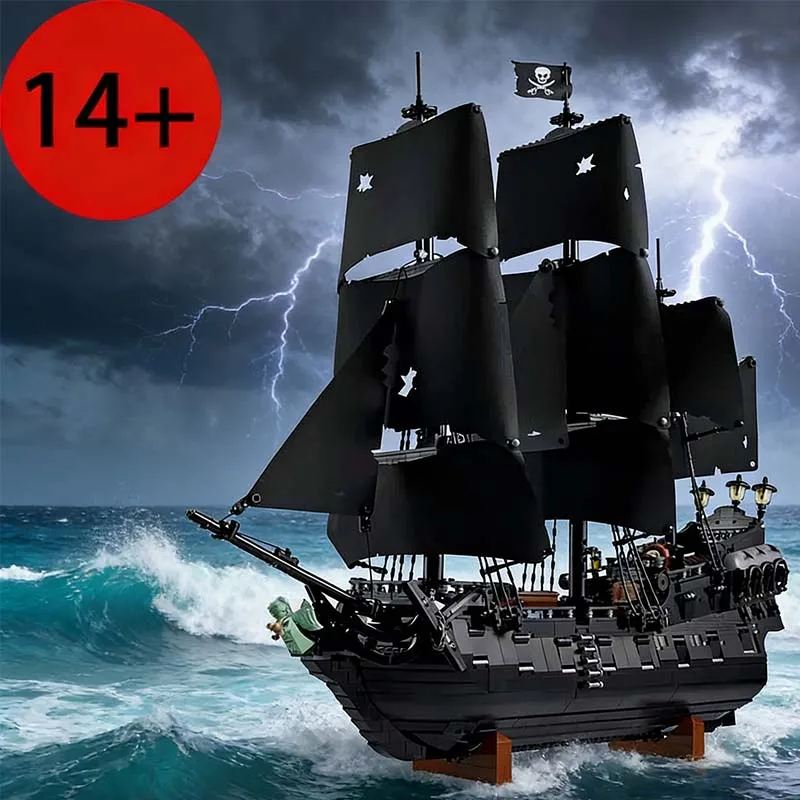 New Black Pirate Ship Building Blocks 2862PCS Sailboat Model Assembly Bricks Kit Educational Toys for Kids Boys Birthday Gift
New Black Pirate Ship Building Blocks 2862PCS Sailboat Model Assembly Bricks Kit Educational Toys for Kids Boys Birthday Gift