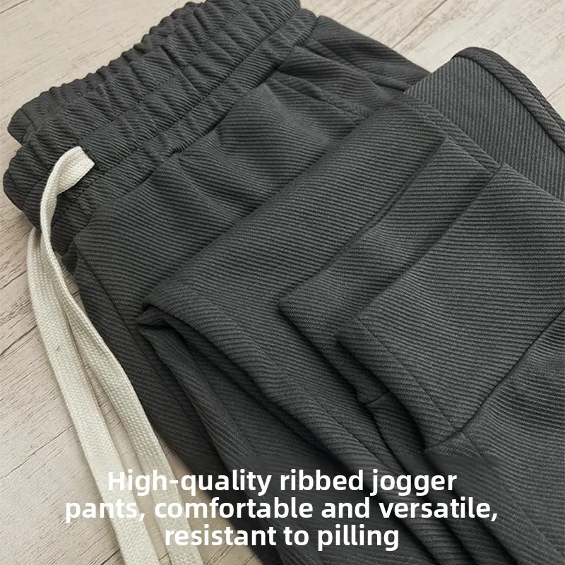 Мужские спортивные брюки большого размера (300 фунтов), плотные, с диагональным узором, с манжетами, свободные, повседневные, длинные, для весны и осени, в американском стиле...
Мужские спортивные брюки большого размера (300 фунтов), плотные, с диагональным узором, с манжетами, свободные, повседневные, длинные, для весны и осени, в американском стиле...