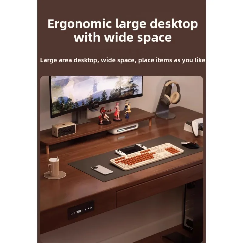 Стол с электроприводом из массива дерева, умный компьютерный стол, подъемный офисный стол, рабочий стол для киберспорта
Стол с электроприводом из массива дерева, умный компьютерный стол, подъемный офисный стол, рабочий стол для киберспорта