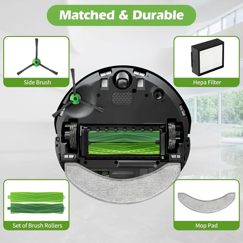 Аксессуары для Irobot Roomba Combo J7 + J9 + Основная боковая щетка Hepa фильтр Швабра тканевые аксессуары
Аксессуары для Irobot Roomba Combo J7 + J9 + Основная боковая щетка Hepa фильтр Швабра тканевые аксессуары