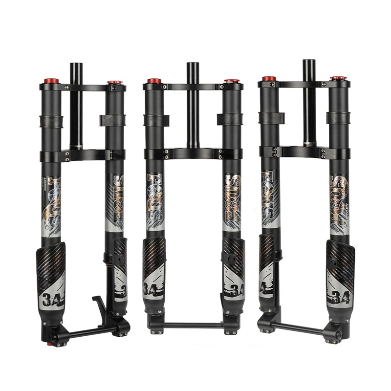 20 Inch Double Crown Inverted Air Suspension Downhill Fork, Fit E-Bikes With 4.0 Fat Tires
20 Inch Double Crown Inverted Air Suspension Downhill Fork, Fit E-Bikes With 4.0 Fat Tires