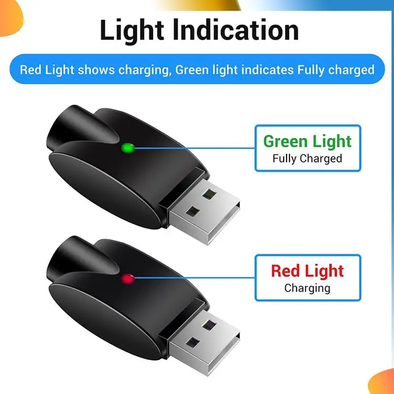 B48A 4PCS Charger USB Thread Cable, Portable USB Vape Charger, With LED Indicator Light, Intelligent Overcharge Protection
B48A 4PCS Charger USB Thread Cable, Portable USB Vape Charger, With LED Indicator Light, Intelligent Overcharge Protection