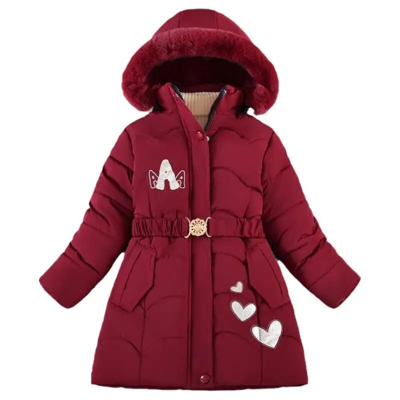 Foreign Trade Girls' Children's Clothing Medium and Long Styles Fashion Thick Warm Winter Jacket Added Velvet Jackets Parka Girl
Foreign Trade Girls' Children's Clothing Medium and Long Styles Fashion Thick Warm Winter Jacket Added Velvet Jackets Parka Girl