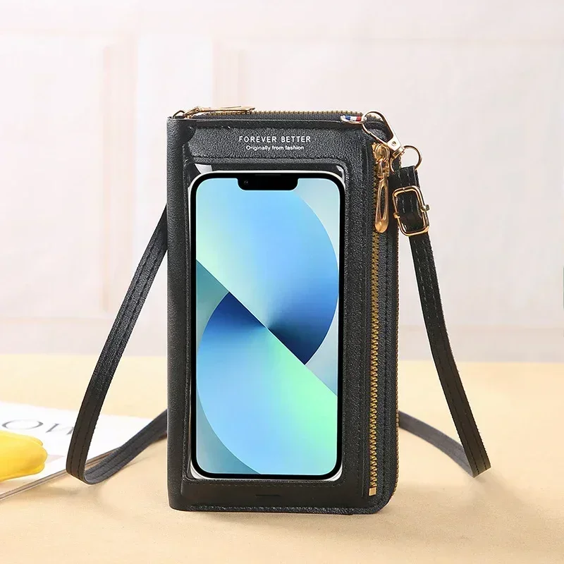 Women Crossbody Bags Touch Screen Cell Phone Purse 2023 Fashion Shoulder Bag Mobile Mini Wallet Card Holder Handbag for Female
Women Crossbody Bags Touch Screen Cell Phone Purse 2023 Fashion Shoulder Bag Mobile Mini Wallet Card Holder Handbag for Female