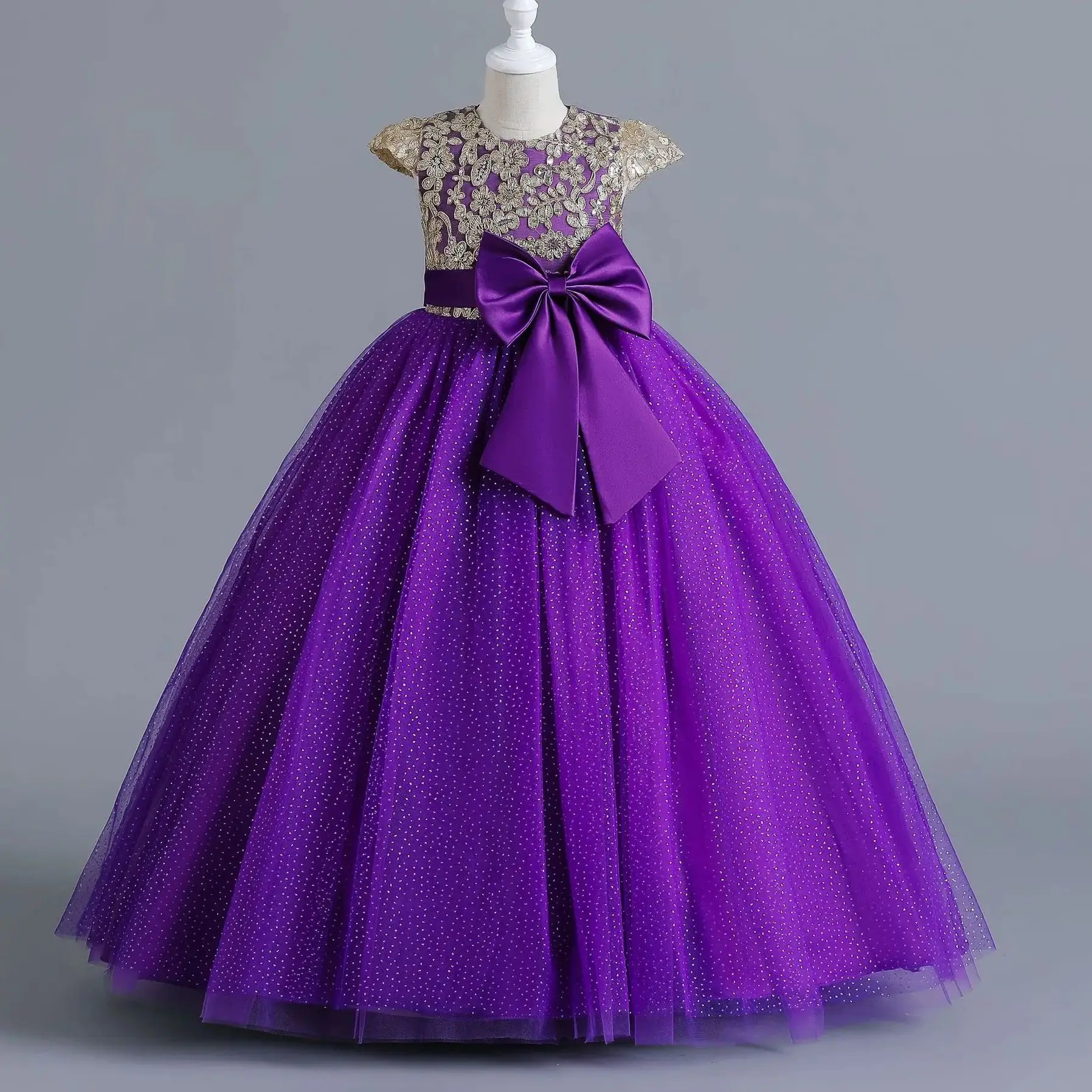 Girls Tulle Princess Dress Lace Big Bow Sparkling Mesh For Wedding Pageant Birthday Party Elegant Formal Ball Gown
Girls Tulle Princess Dress Lace Big Bow Sparkling Mesh For Wedding Pageant Birthday Party Elegant Formal Ball Gown