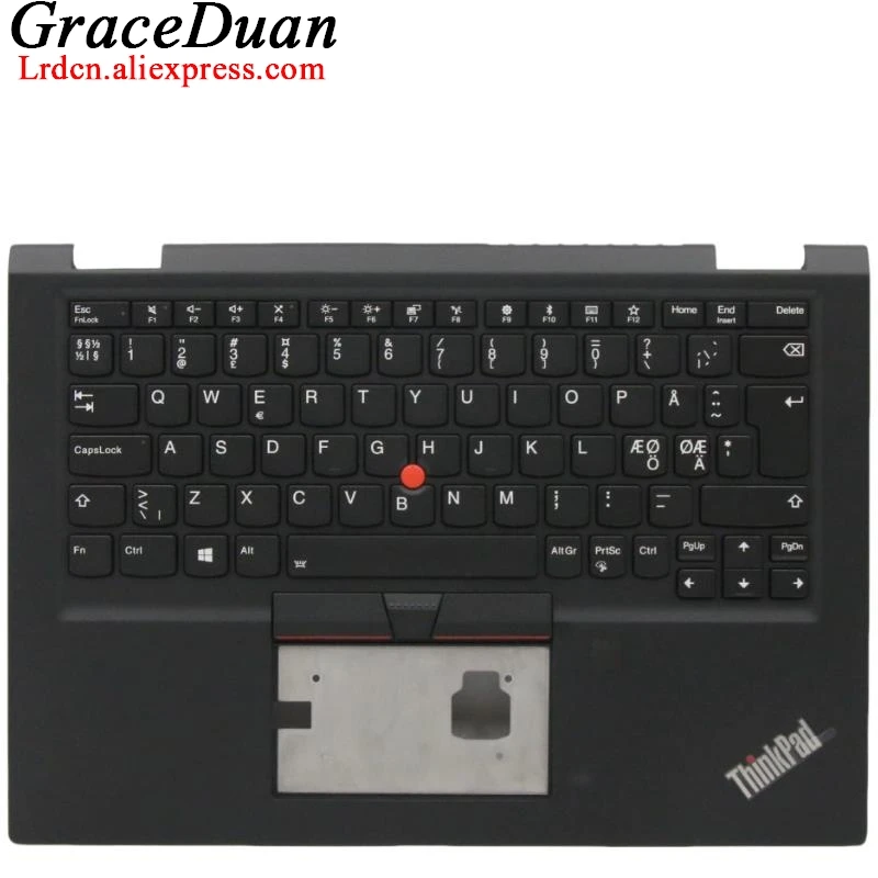 NDC Nordic Black Keyboard Upper Case Palmrest Shell Cover For Lenovo Thinkpad X390 Yoga 02HL570 02HL571
NDC Nordic Black Keyboard Upper Case Palmrest Shell Cover For Lenovo Thinkpad X390 Yoga 02HL570 02HL571