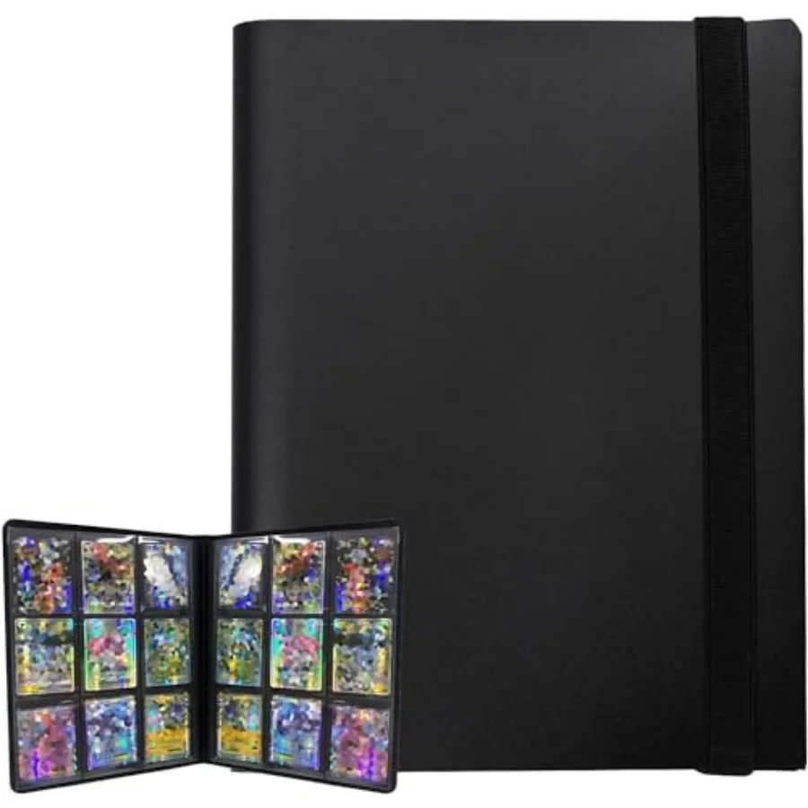 9 Pocket Trading Card Binder, Collection Card Album Sleeves for TCG, MTG, Yugioh, Trading card storage protection - 30 pages -
9 Pocket Trading Card Binder, Collection Card Album Sleeves for TCG, MTG, Yugioh, Trading card storage protection - 30 pages -