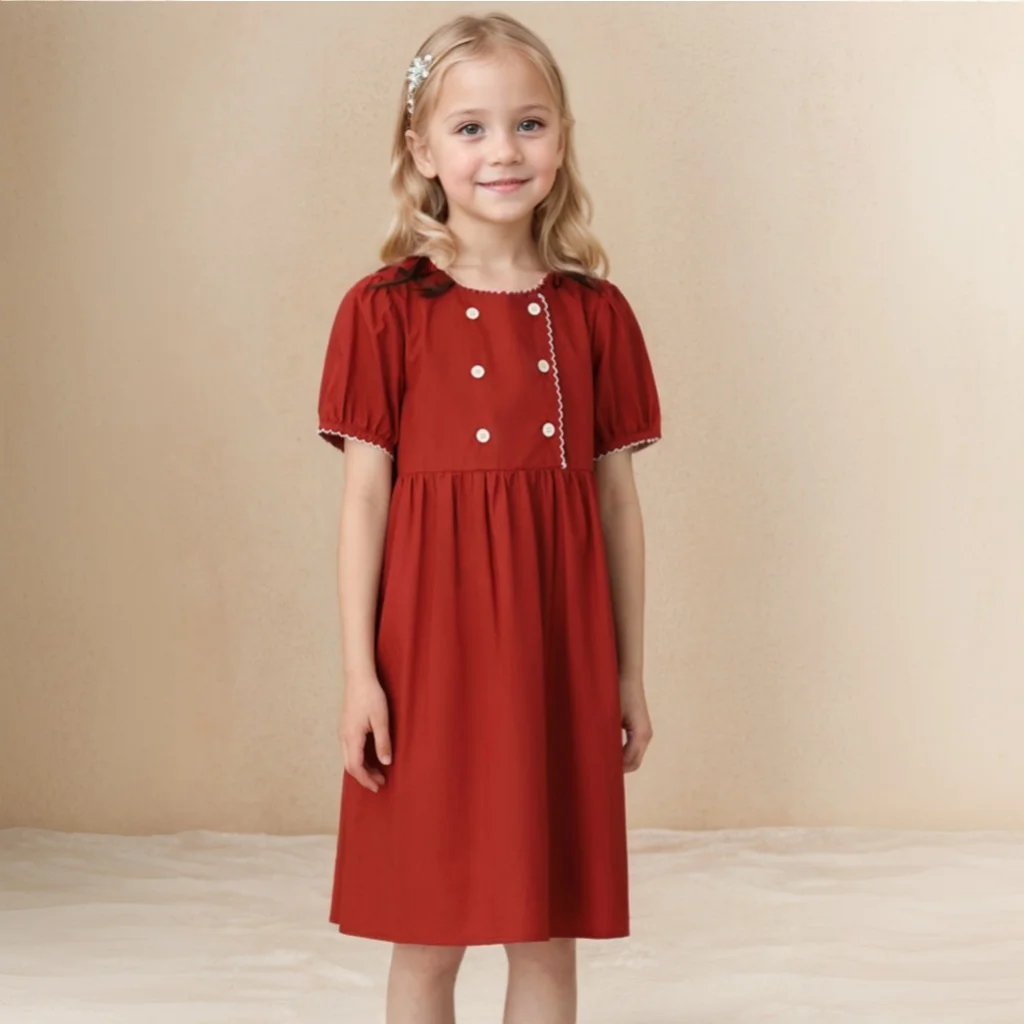Girl Dress Cotton Summer Red Kids Clothes Girls Children Flower Dresses Sleeveless Princess Party Outfit Children's Clothing
Girl Dress Cotton Summer Red Kids Clothes Girls Children Flower Dresses Sleeveless Princess Party Outfit Children's Clothing