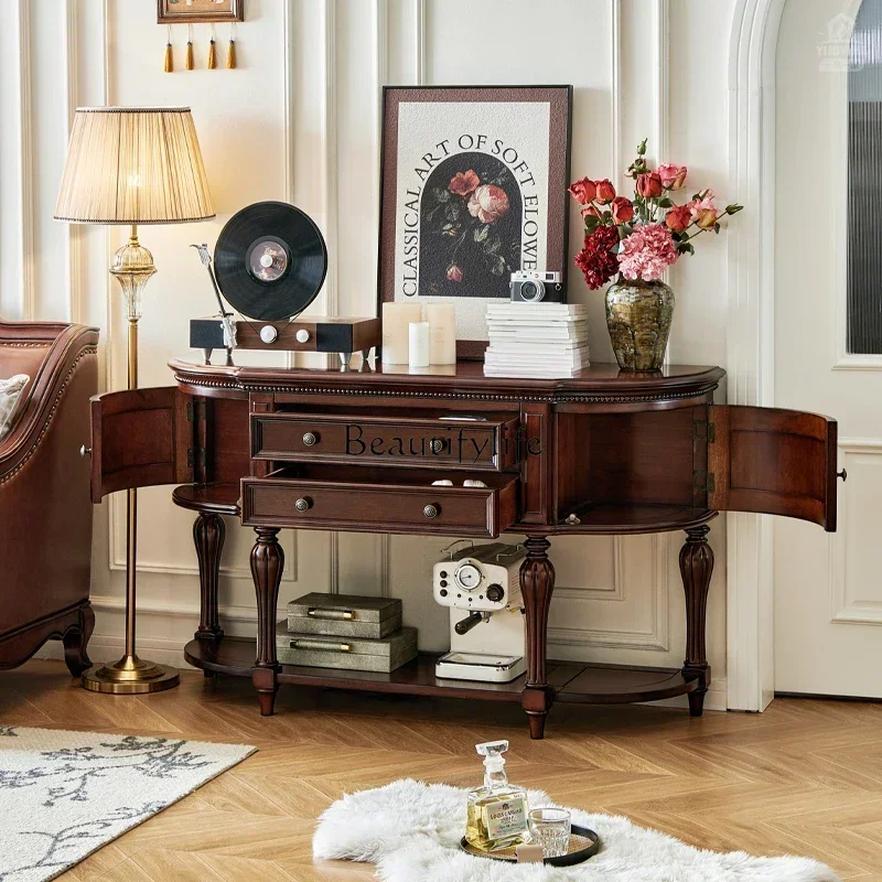 New Arrivals American solid wood entrance teak living room corridor storage entrance tabless 7304
New Arrivals American solid wood entrance teak living room corridor storage entrance tabless 7304