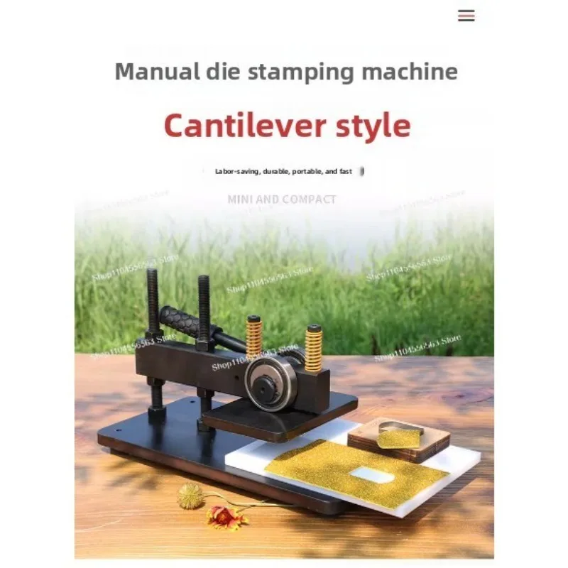 3.0Ton Manual Leather Die Cutter, 12x18cm Workbench, for Fabric/Paper Indentation, Embossing & Pressing
3.0Ton Manual Leather Die Cutter, 12x18cm Workbench, for Fabric/Paper Indentation, Embossing & Pressing