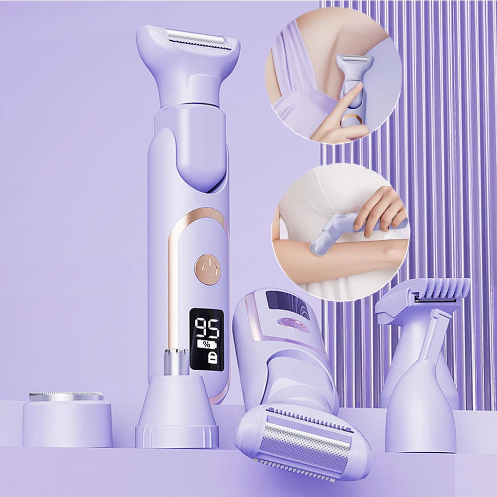 5 в 1, электрическая бритва для женщин, бритва для женщин, триммер для волос на теле, триммер для подмышек, бикини, рук, ног, лица, усов, портативный, безболезненный
5 в 1, электрическая бритва для женщин, бритва для женщин, триммер для волос на теле, триммер для подмышек, бикини, рук, ног, лица, усов, портативный, безболезненный