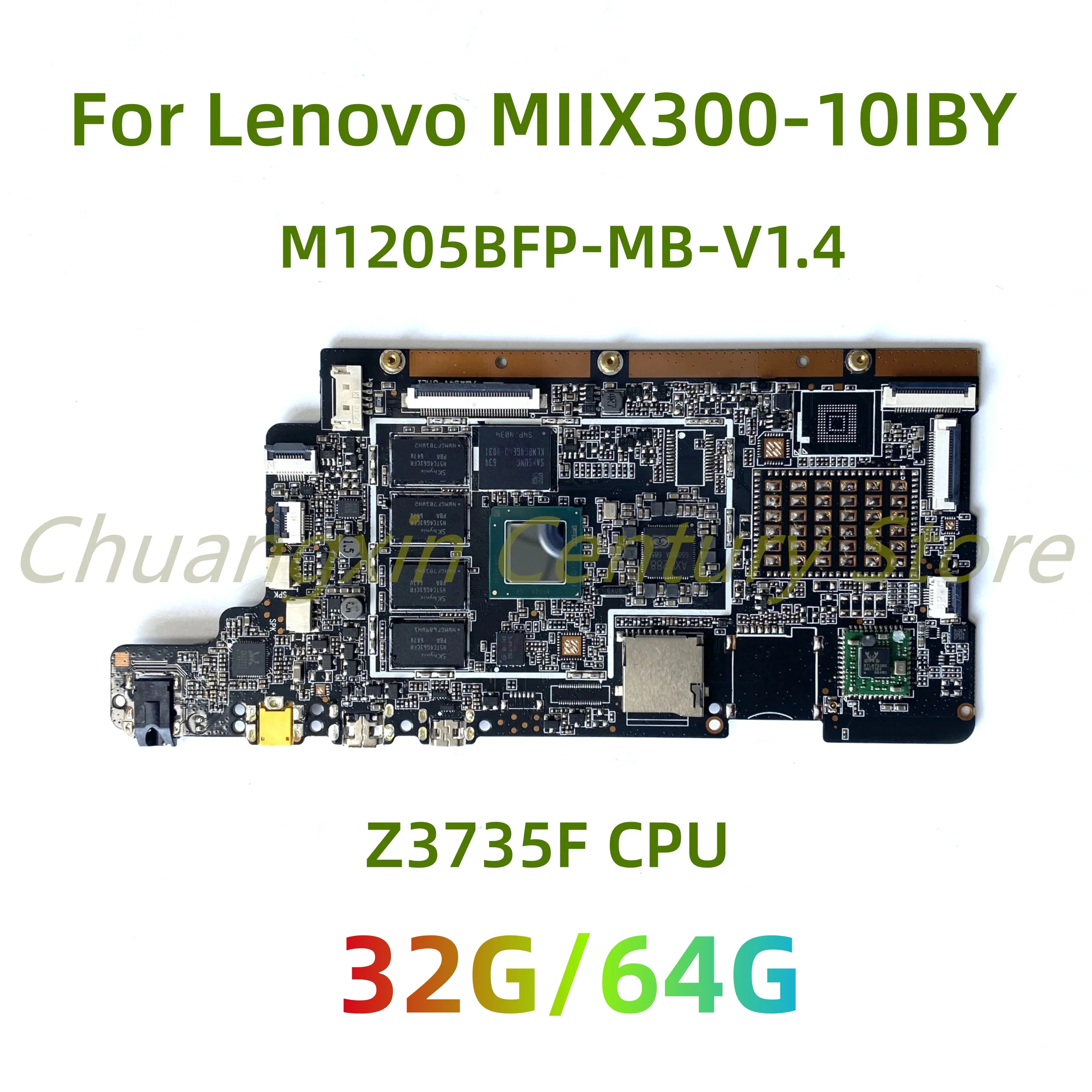 Материнская плата для ноутбука Lenovo MIIX300-10IBY MIIX 300-10IBY M1205BFP-MB-V1.4 с процессором Z3735F RAM 32G/64G, 100% протестировано, полностью
Материнская плата для ноутбука Lenovo MIIX300-10IBY MIIX 300-10IBY M1205BFP-MB-V1.4 с процессором Z3735F RAM 32G/64G, 100% протестировано, полностью