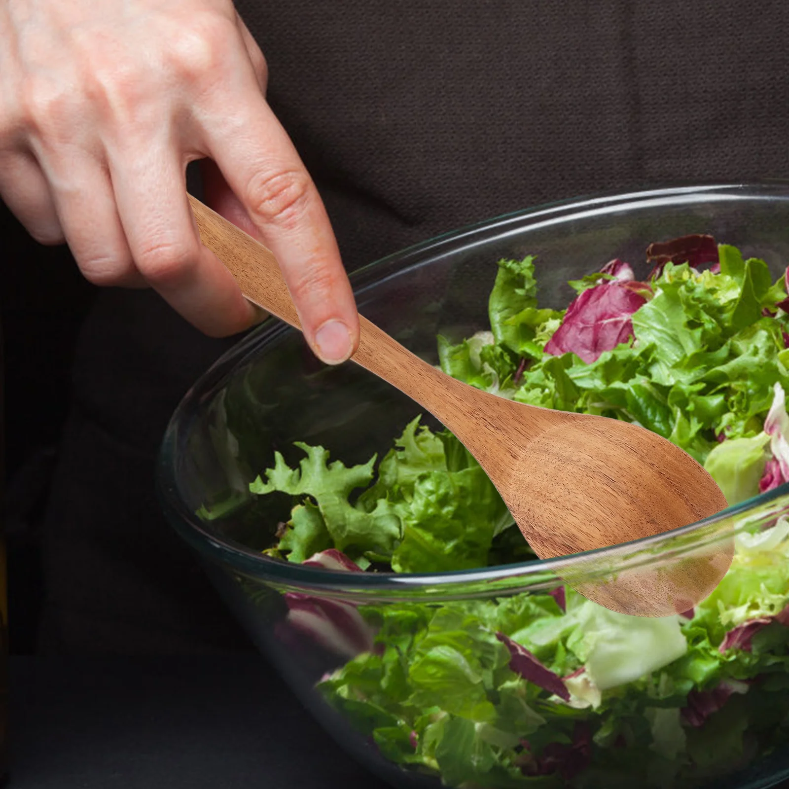 2Pcs Wood Spoon Set Multi Function Cooking Tool Heat Resistant Non Deformable Kitchen Utensil Long Handle Pancake Turner
2Pcs Wood Spoon Set Multi Function Cooking Tool Heat Resistant Non Deformable Kitchen Utensil Long Handle Pancake Turner